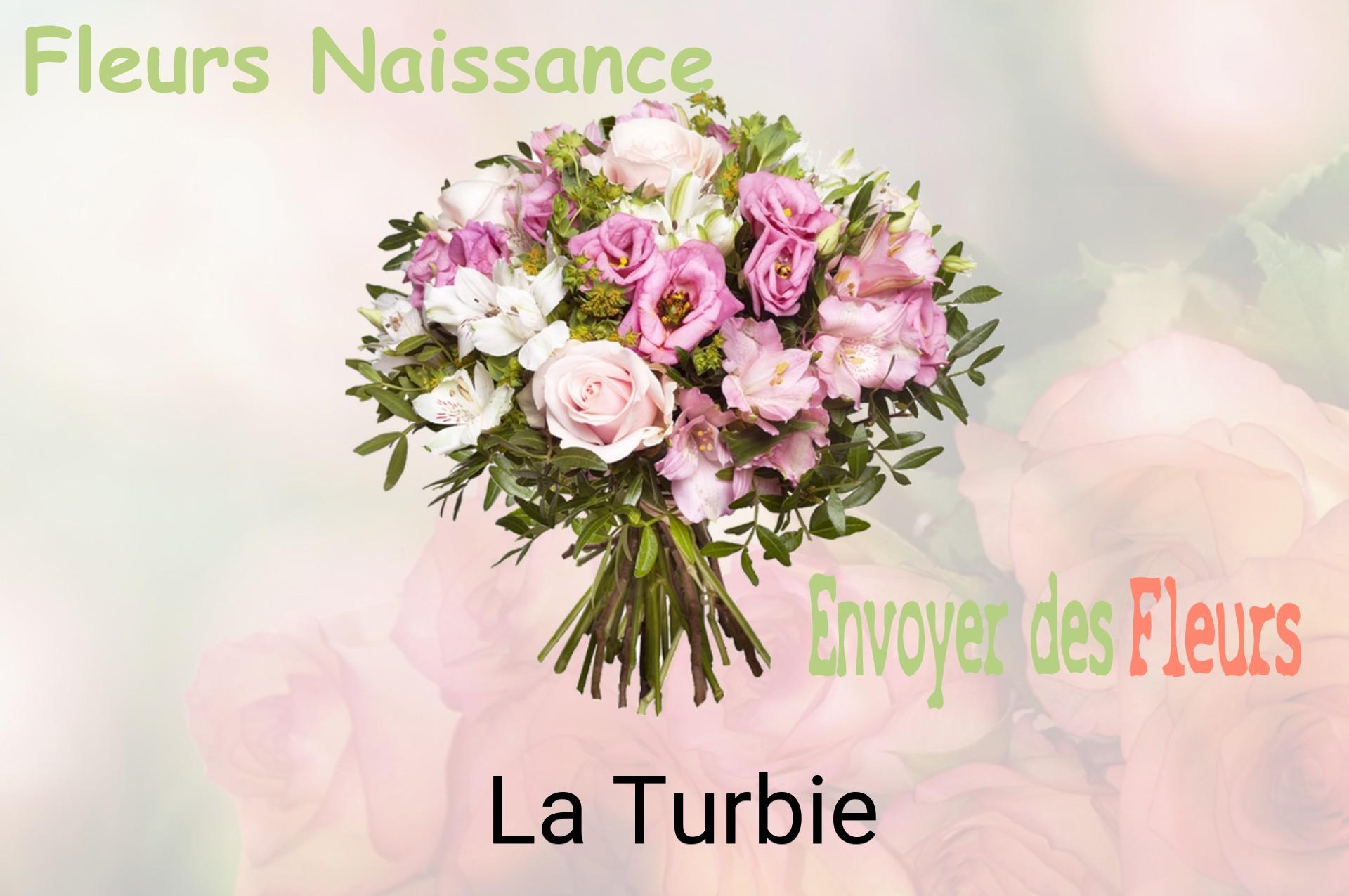 Bouquet de fleurs de naissance livré à La Turbie